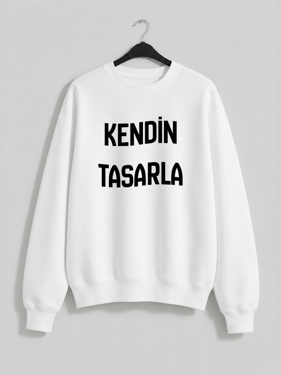 Kendin Tasarla Oversize Sweat - Kişiye Özel Baskı - LARWEAR